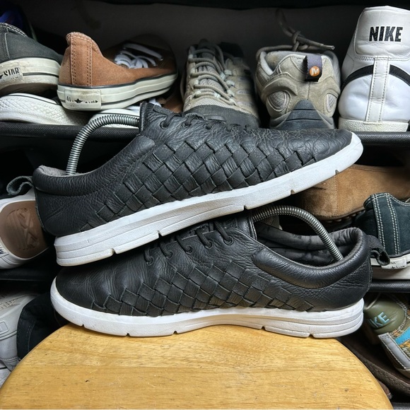 Vans tesella otw woven black leather lace sneakers - Picture 5 of 8